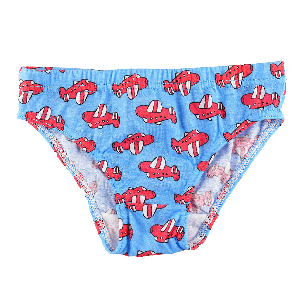 Boys' 7 Pack Briefs – Soft Jersey Underpants with Various Prints – OEKO-TEX Cert