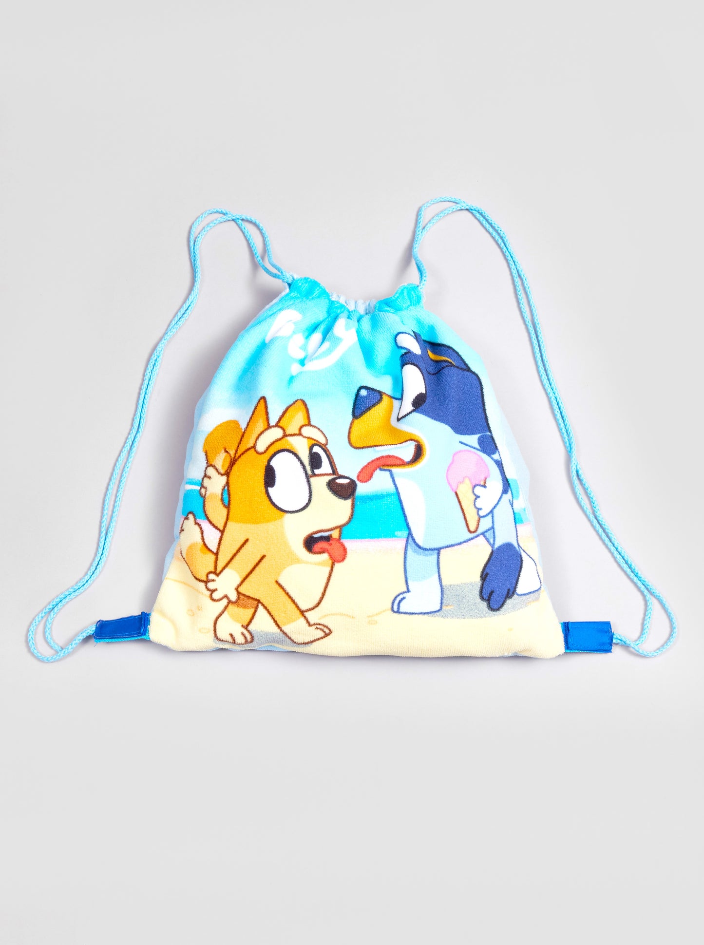 Bluey Towel & Pull String Bag