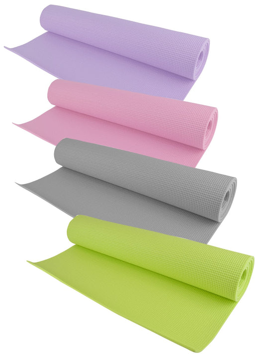 YOGA Mat With Bag - Available in Pink, Grey, Green, Lilac