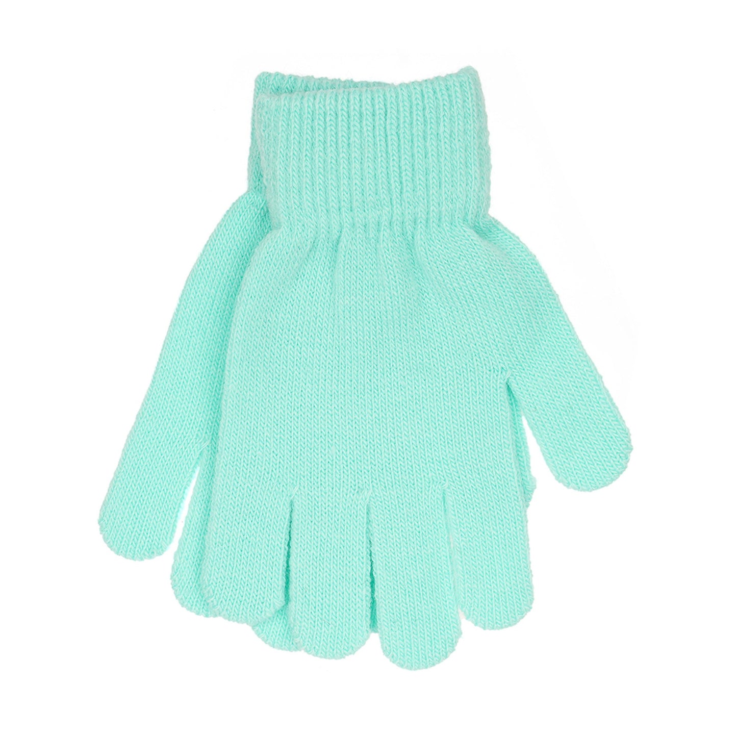 Girls Magic Gloves 6 Pack Winter Warm Stretch Knit Kids