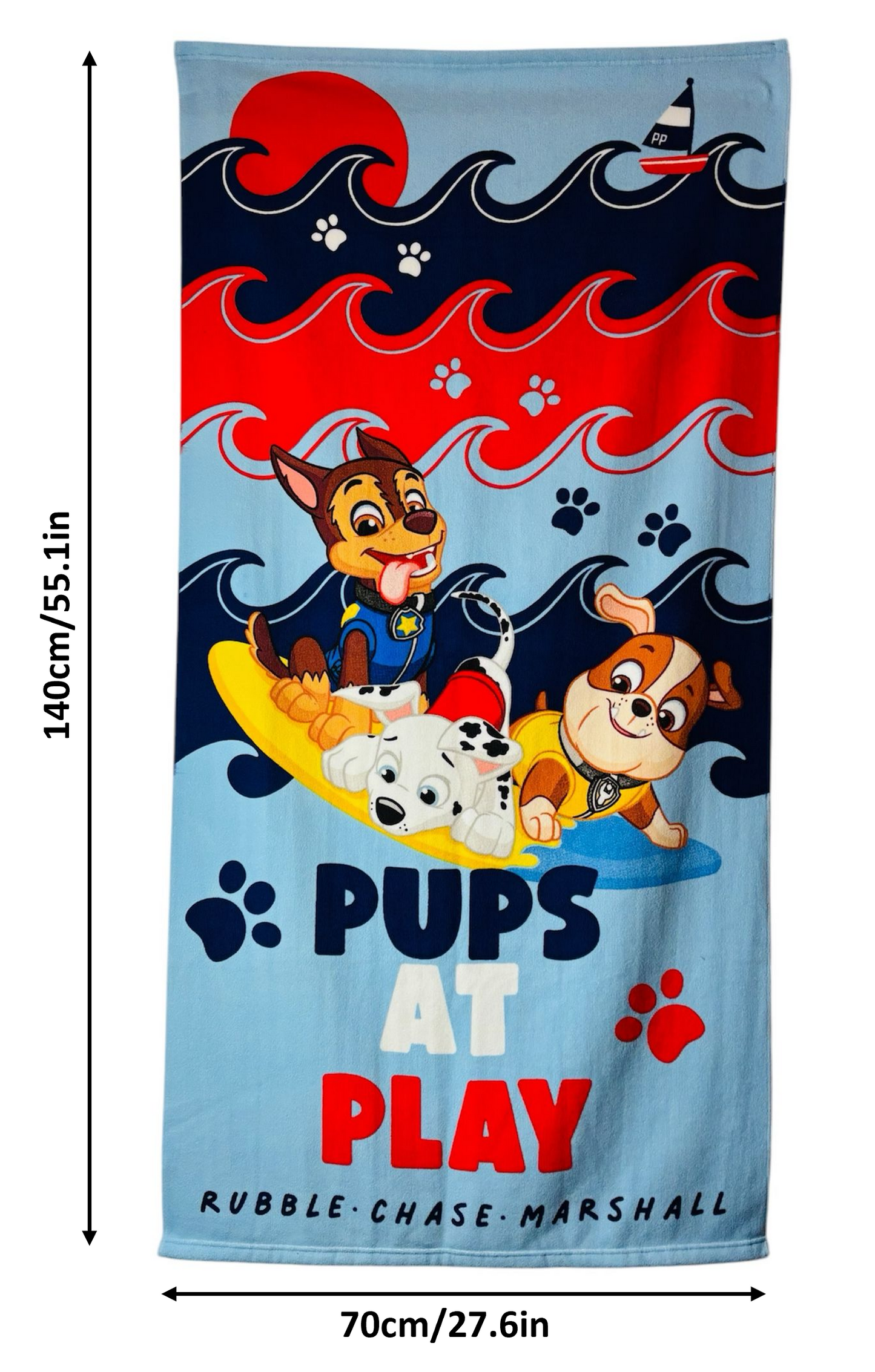 Children's Beach Towel, Bluey, Spiderman, Avengers, Princess, Paw, Stitch