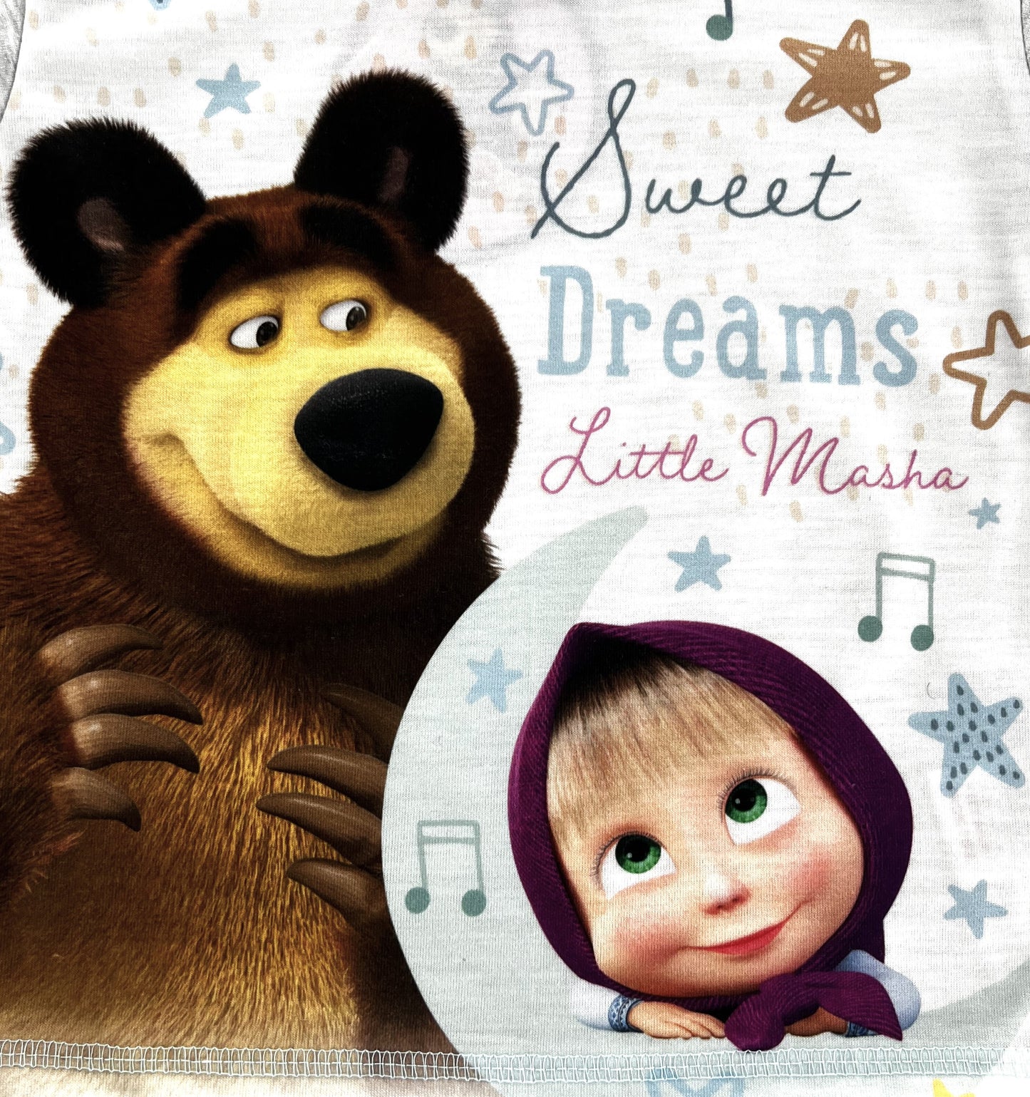 Masha and the Bear Girl’s Pyjamas 1-5 Years, Gift Idea, Long Sleeve, “Sweet Dreams”