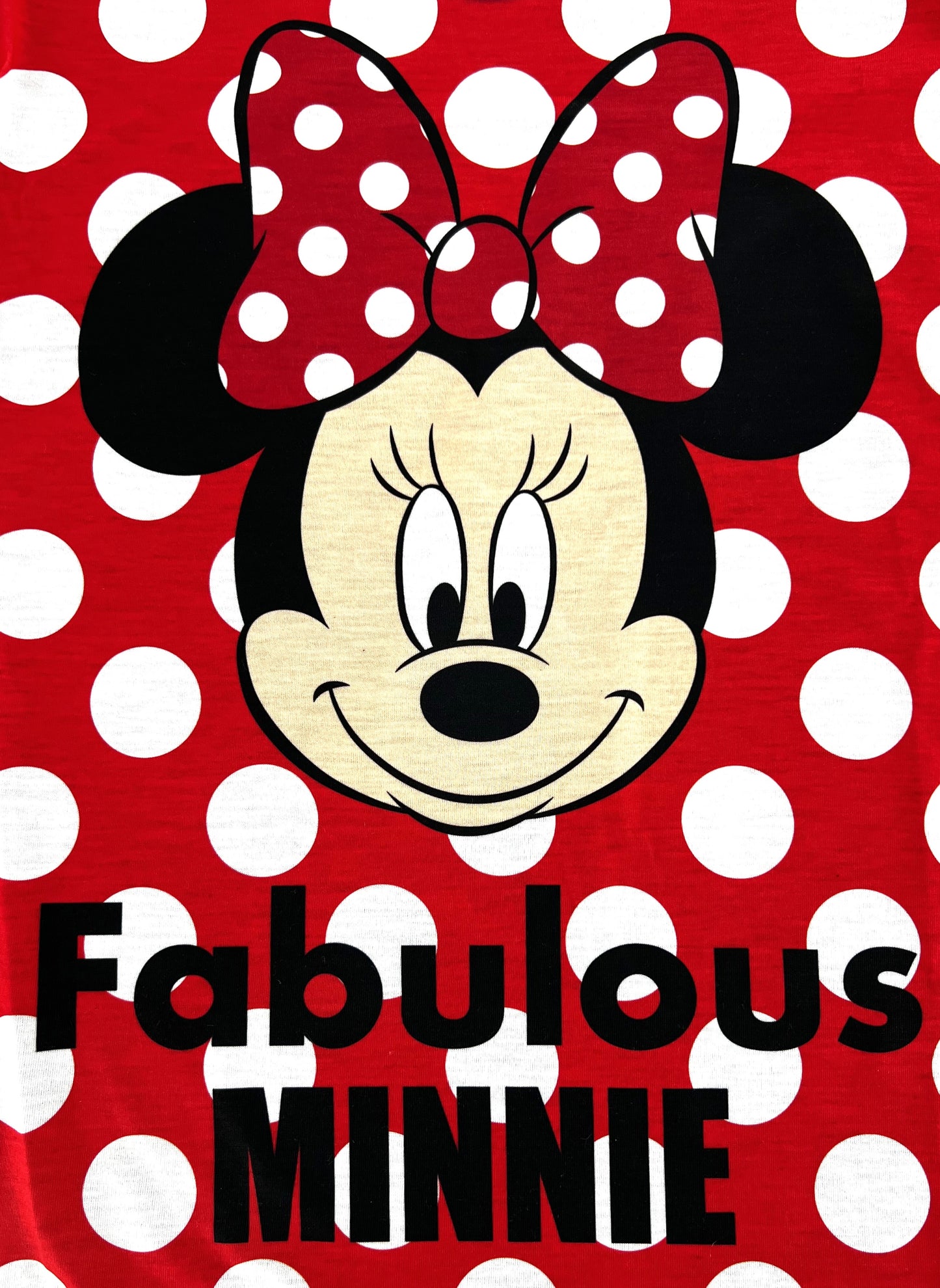 Disney Minnie Mouse Girls Nightdress Nightie 5-12 Years, Short Sleeved, Summer