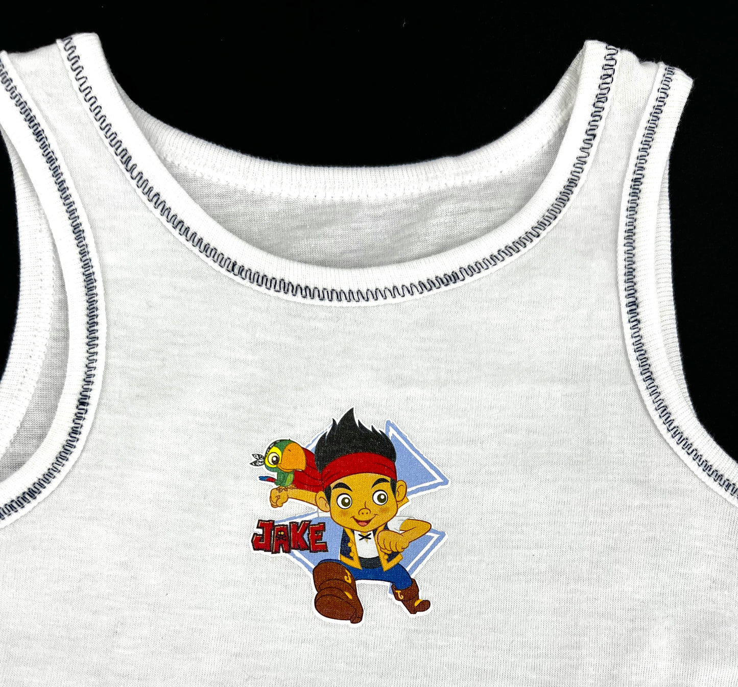 Jake and the Neverland Pirates Twin  Pack Vests Ages 18-24 Months