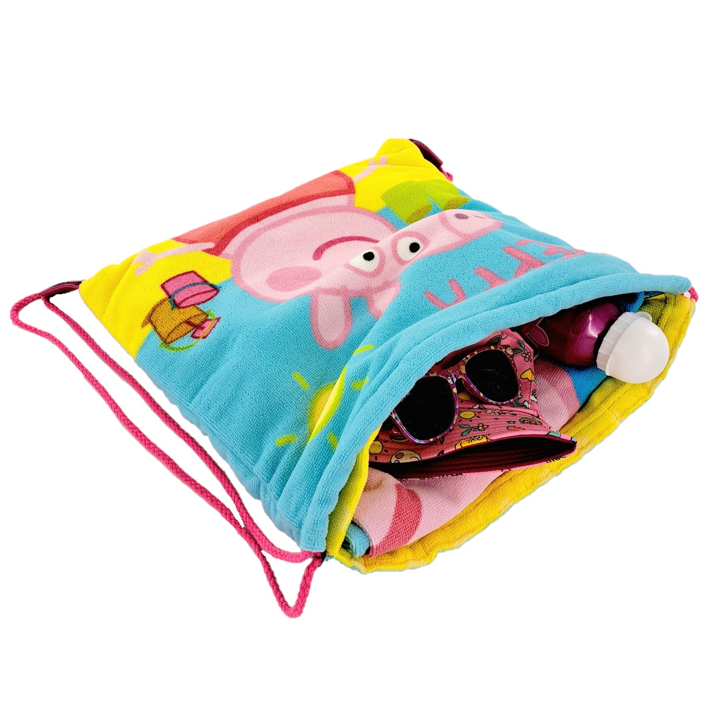 Peppa Pig Beach Towel & Pull String Bag