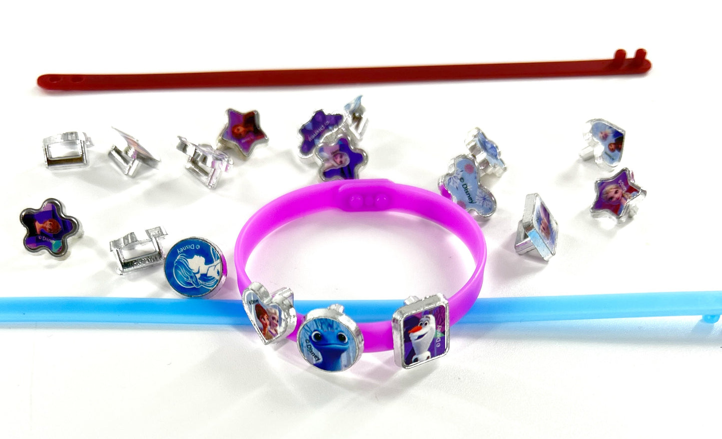 Disney Frozen  Girls Charm Bracelet Set – 3 Bracelets with 18 Charms