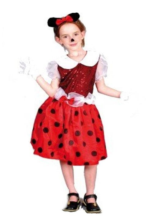 Mouse Girl Fancy Dress Costume Age 7-9