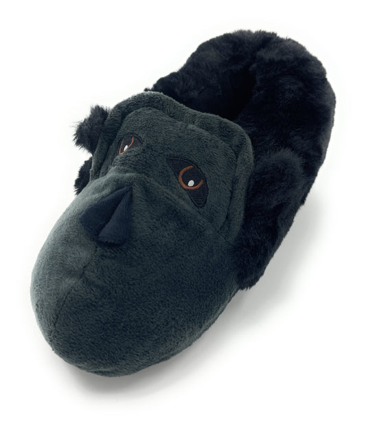Mens Gorilla Face Novelty Slippers