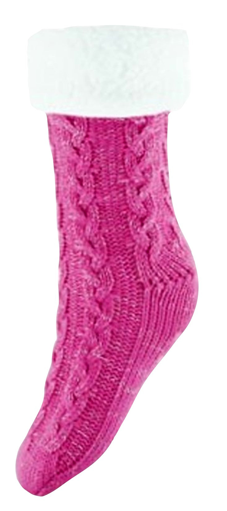 Ladies Chunky Knit Co-Zees Lounge Socks Size (One Size)
