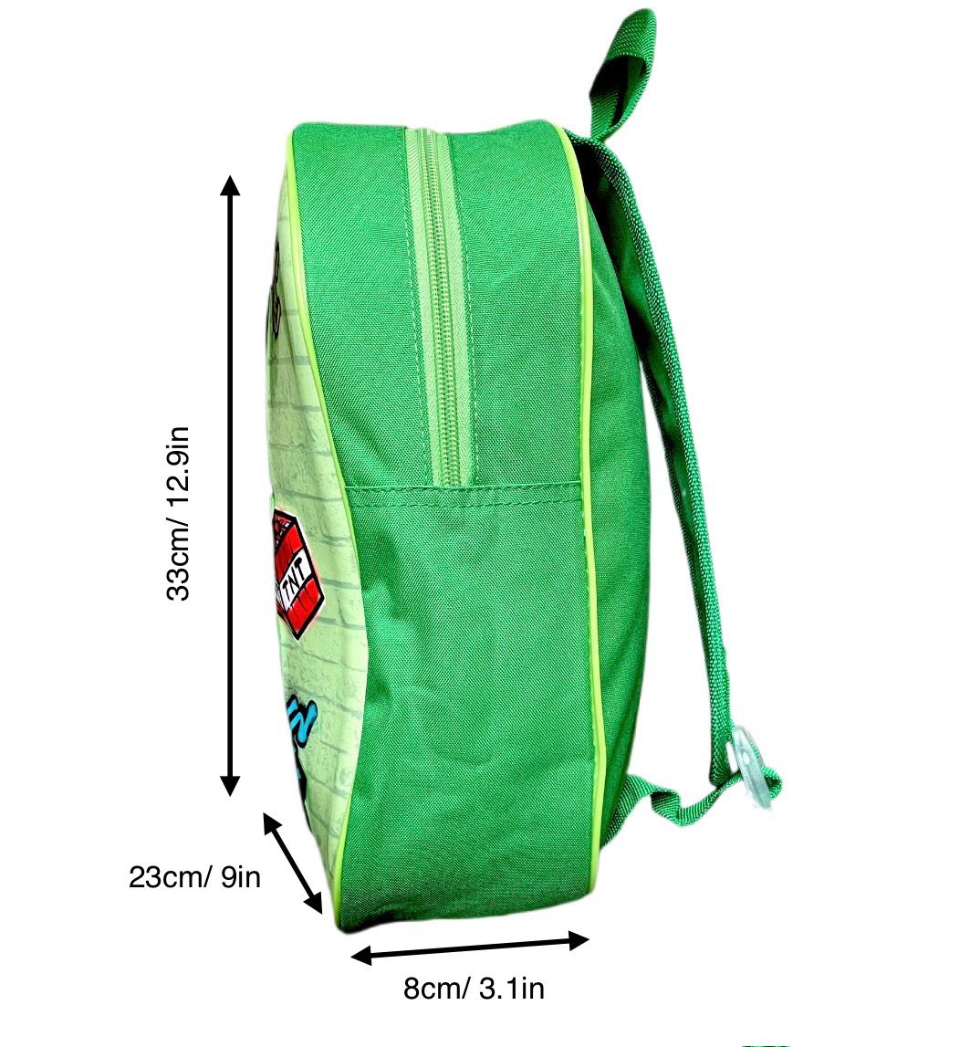 Minecraft Creeper 3D Kids Backpack – School, Travel & Everyday Rucksack
