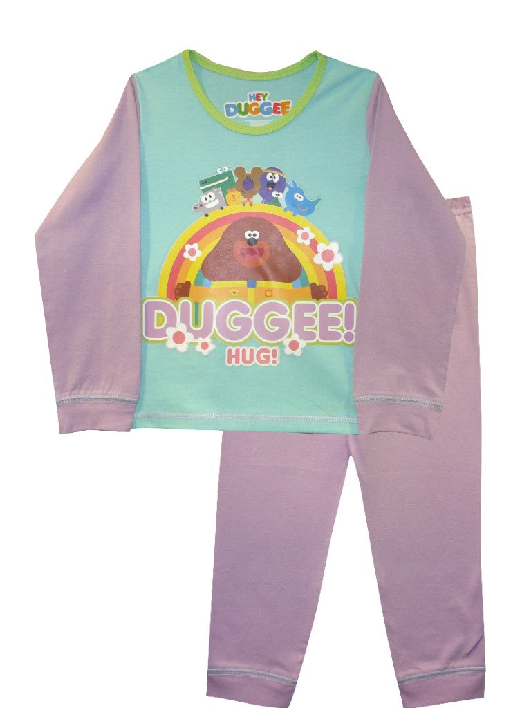 Hey Duggee Girls Pyjamas 100% Cotton Sleepwear 18 Months - 4 Years