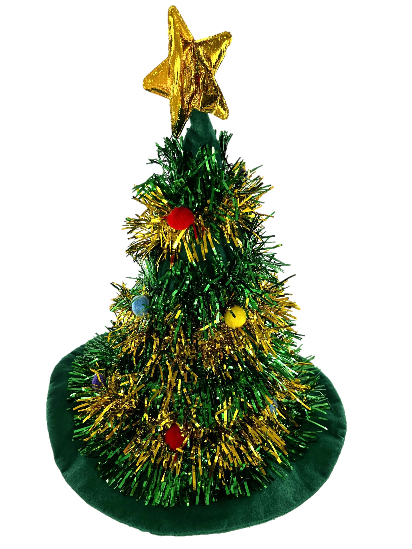 Christmas Tree Novelty Party Hat, Fancy Dress, Men, Women, Xmas, Secret Santa,