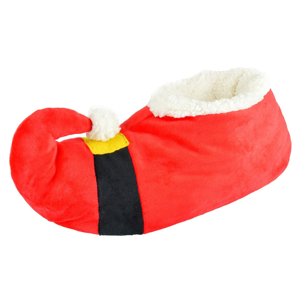 Christmas Santa Reindeer Slippers Plush Cosy Non Slip Festive Gift Adults Kids