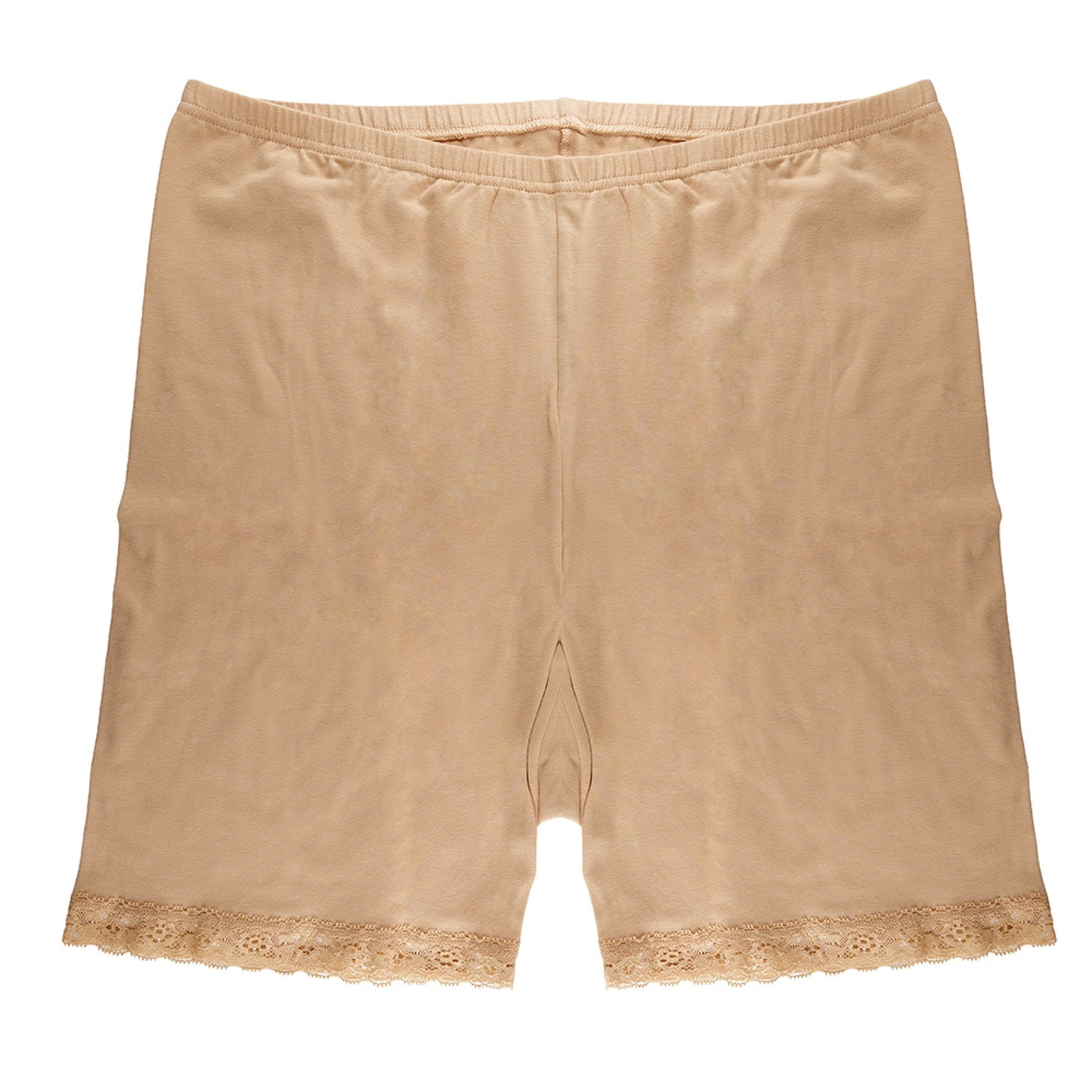 Ladies Anti Chafing Shorts 2 Pack Cotton Stretch Lace Trim Under Skirt