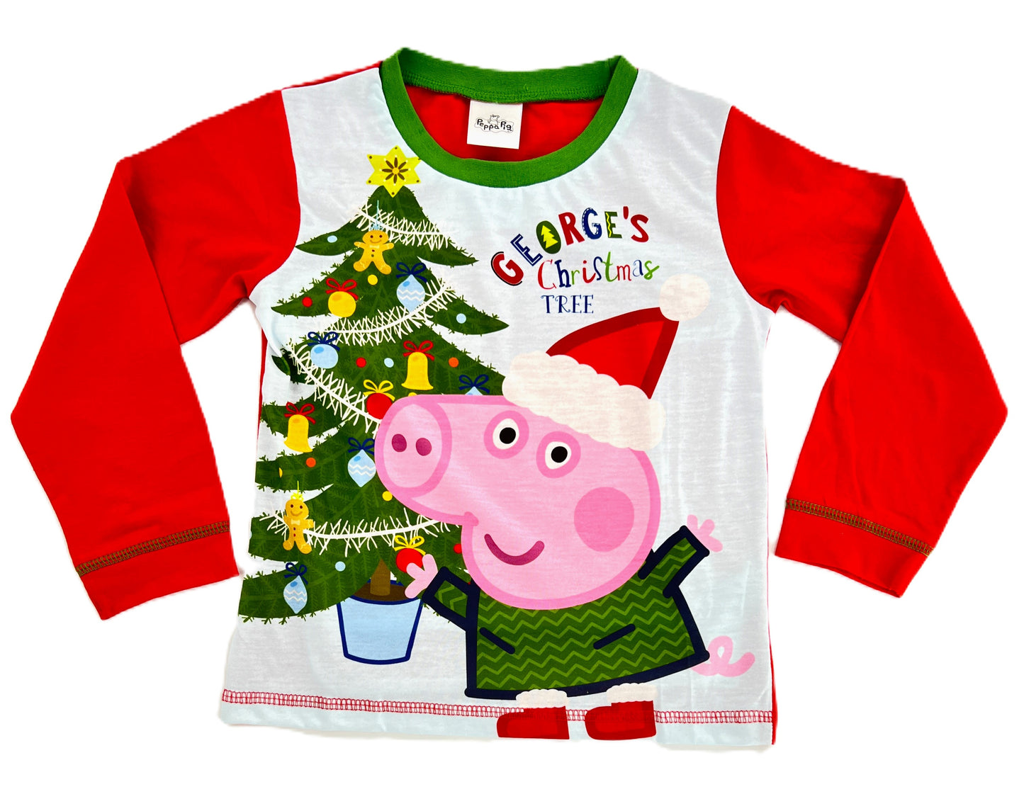 George Pig Christmas Pyjamas "Christmas Tree" 18 Months-5 Years, Peppa, PJ