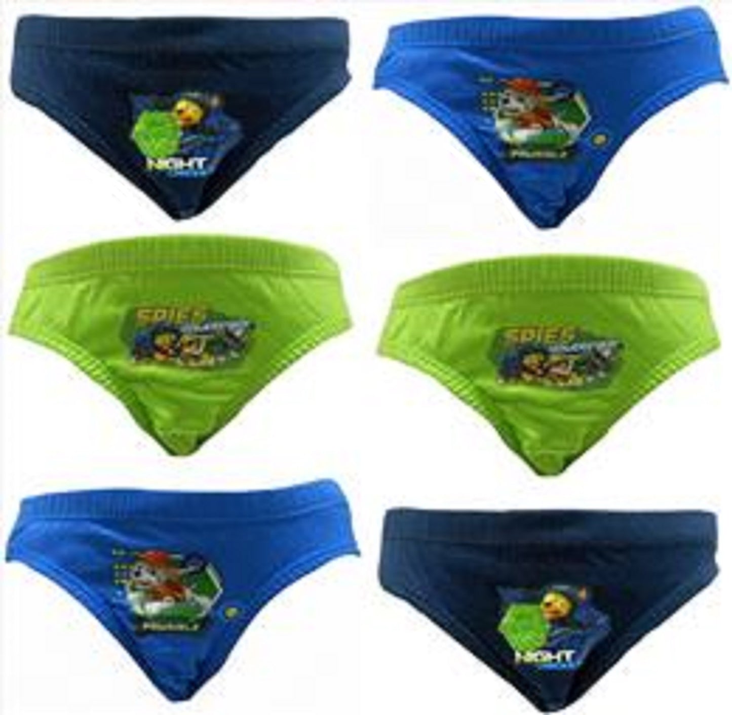 Paw Patrol Boys "Mission Pawsible" 6 pack Briefs Underpants