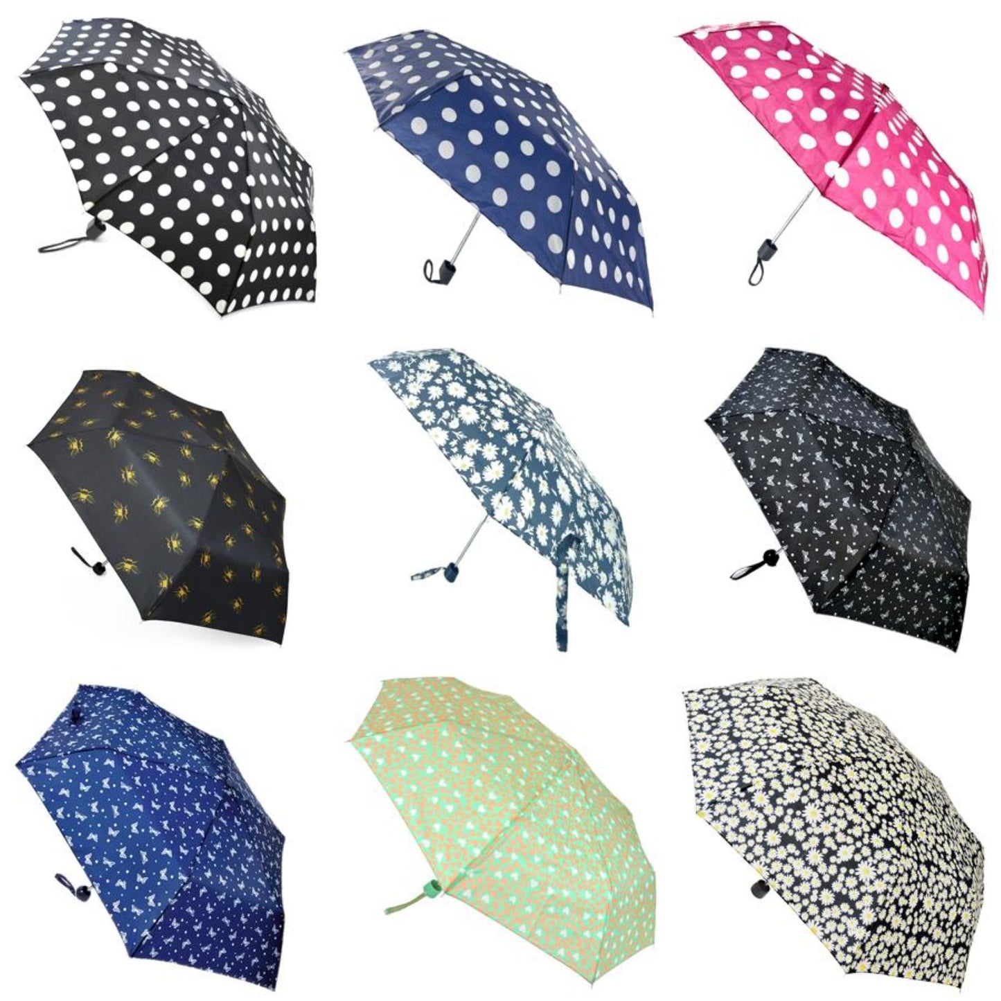 Ladies' Mini Compact Folding Umbrella – Stylish & Travel-Friendly