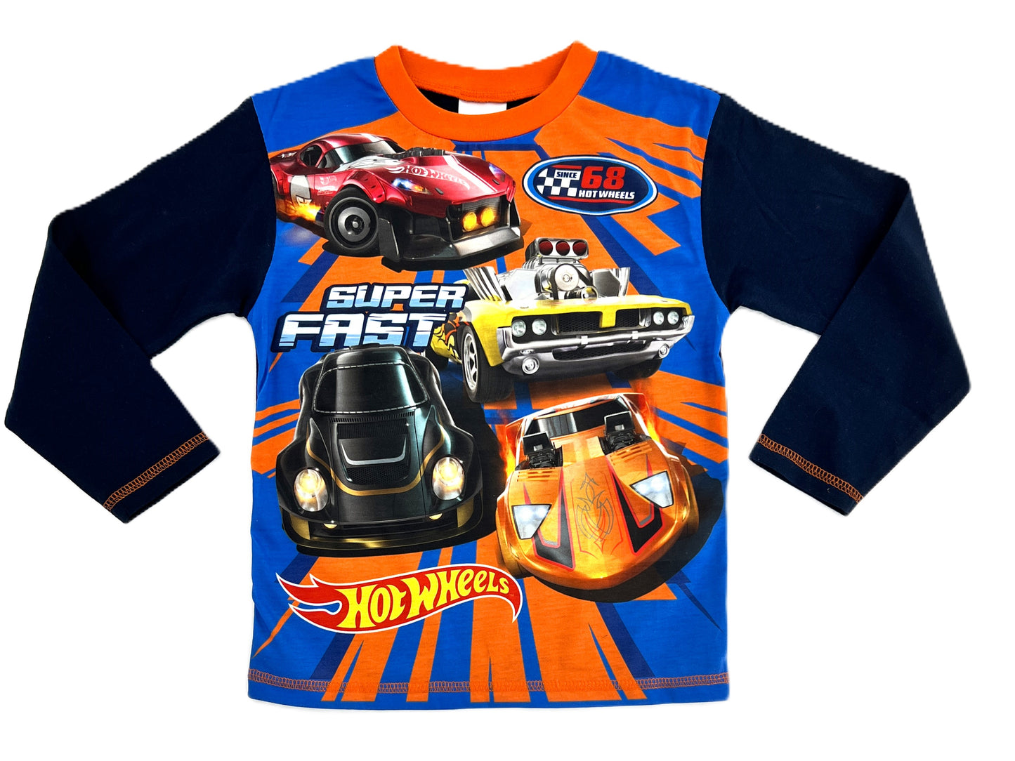 Hot Wheels Boys Pyjamas "Fast" 4-10 Years, PJ’s Nightwear