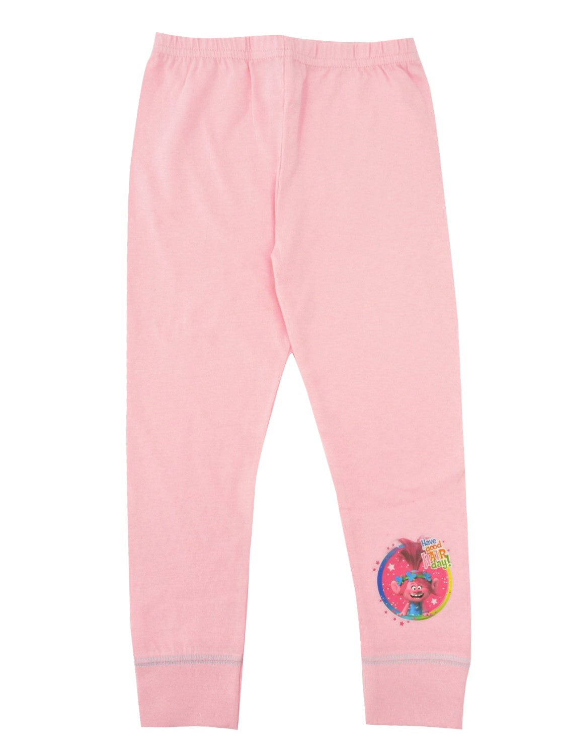 Trolls Girls Pyjamas 9-10 Years | 100% Cotton Jersey | Long Sleeve Top & Pants
