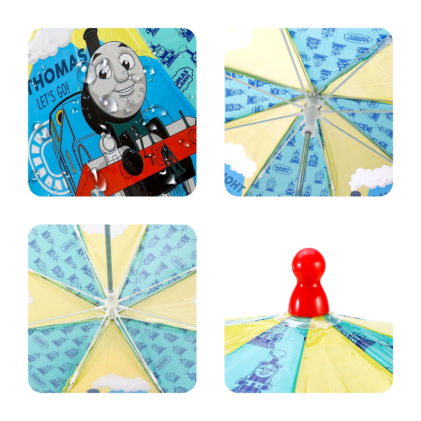 Thomas & Friends Children's Plastic Rain Umbrella, School, Showers