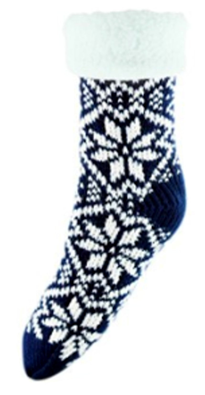 Ladies Chunky Patterned Knit Co-Zees Lounge Socks Size 4-6 EUR 36-39