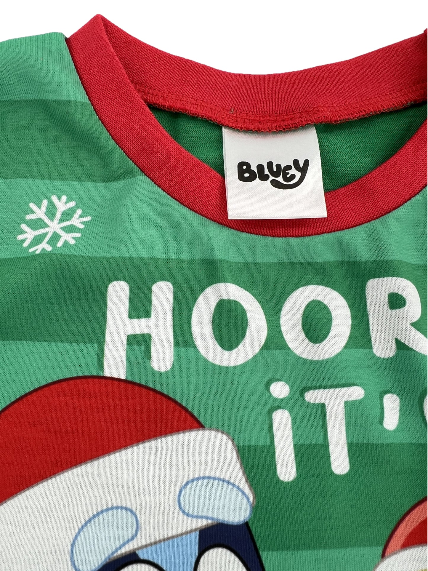 Bluey Christmas Pyjamas, “Hooray” Boys, 18 Months-5 Years, Present,Christmas Eve