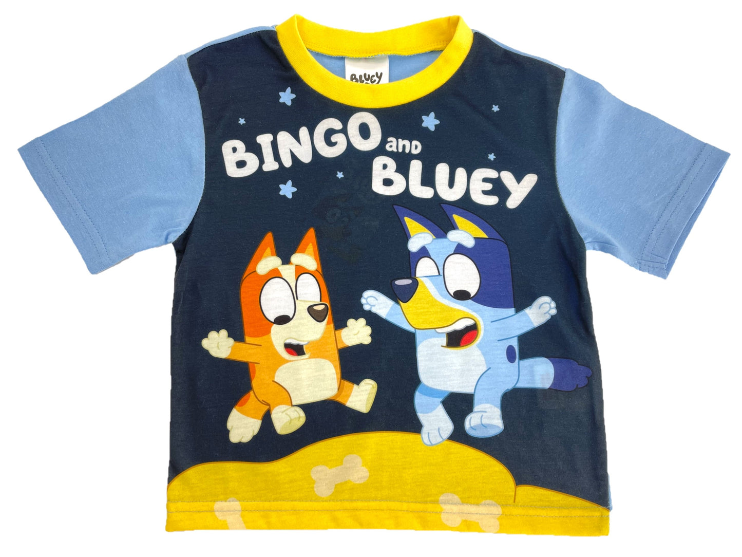 Bluey Shortie Pyjamas -  For Girl's or Boy's Bingo and Blue