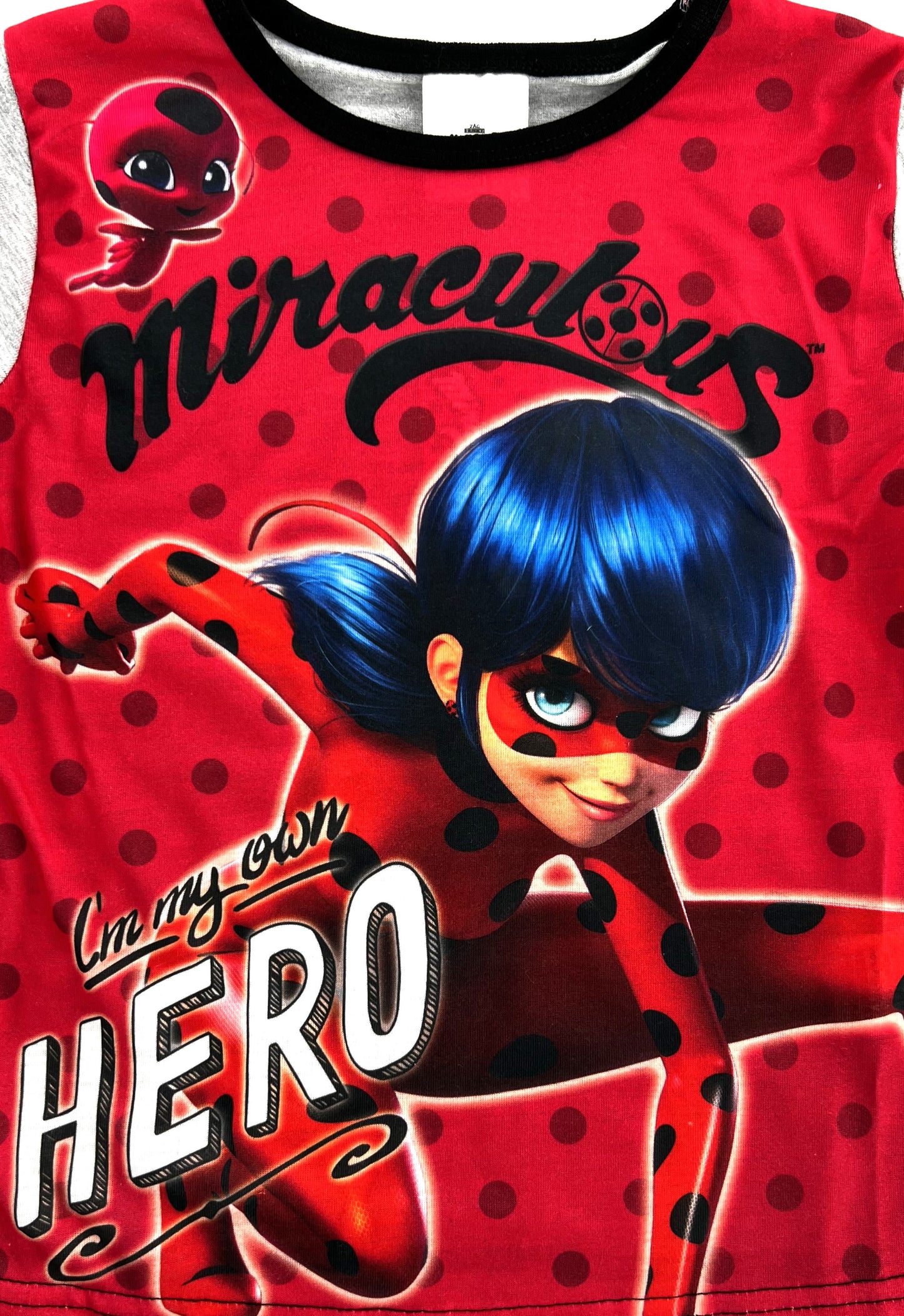 Miraculous Girl’s Pyjama Set 4-10 Years “I’m My Own Hero”