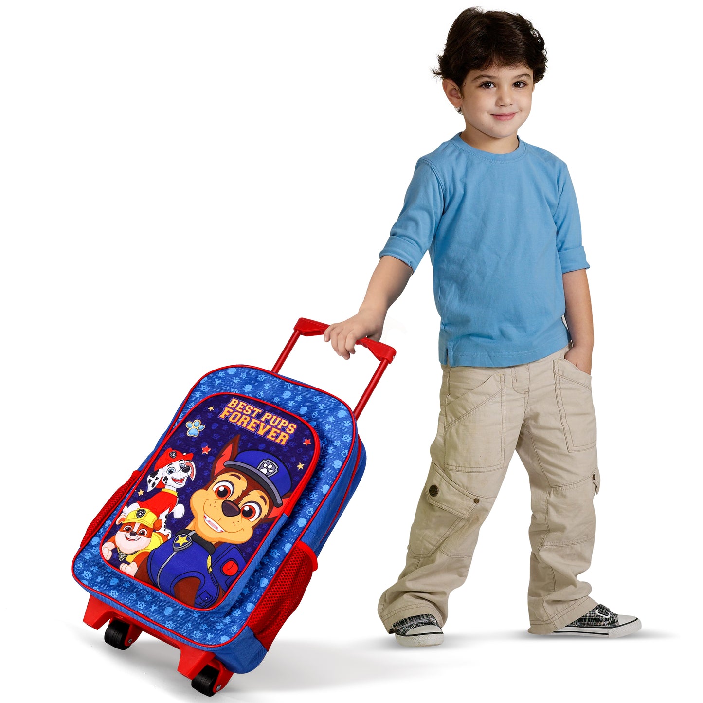 Kids Wheeled Trolley Bag. Spiderman, Stitch, Peppa Pig, Sonic, Holidays,