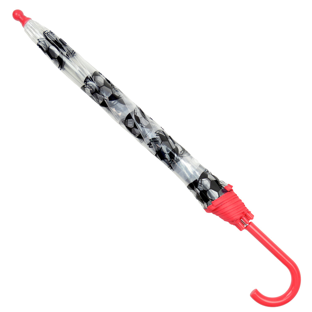 Children's Dome Umbrella Kids' Lightweight Transparent PVC Stick Brolly