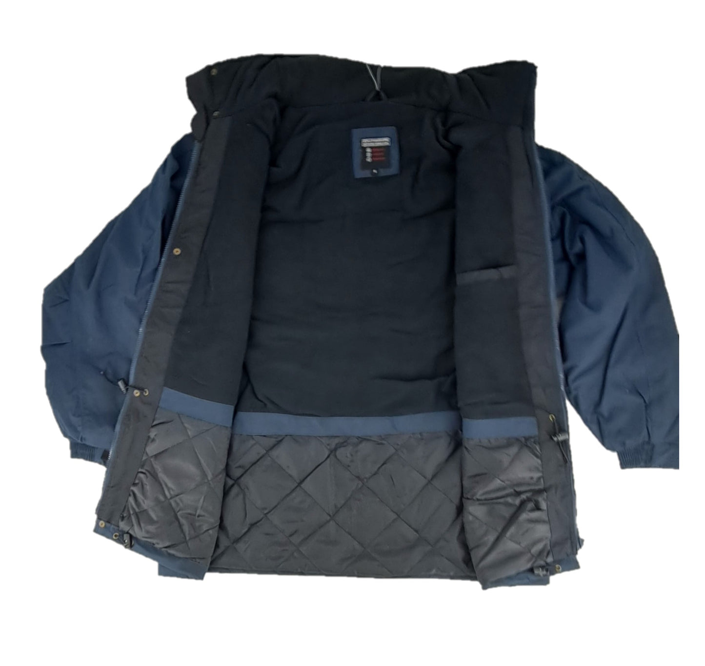 Men's Fleece Lined Waterproof Hooded Jacket