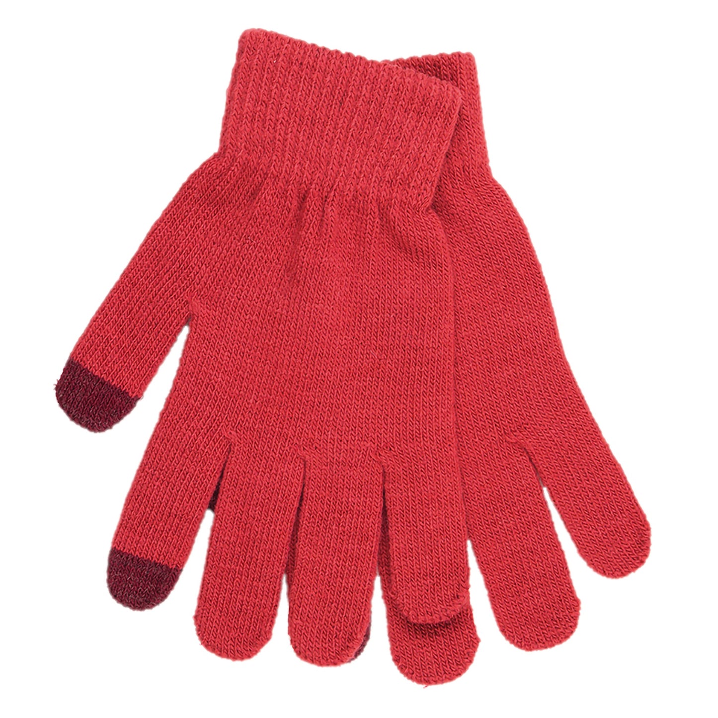 2 Pairs Ladies Knitted Touch Screen Phone Gloves - Various Colours