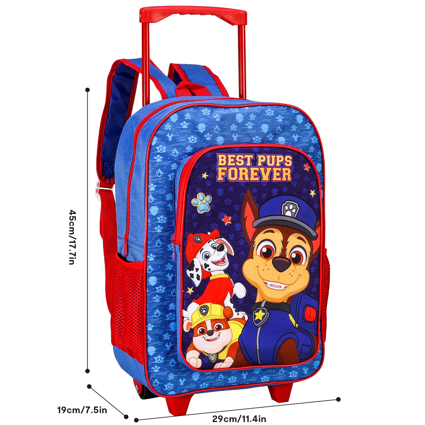 Kids Wheeled Trolley Bag. Spiderman, Stitch, Peppa Pig, Sonic, Holidays,