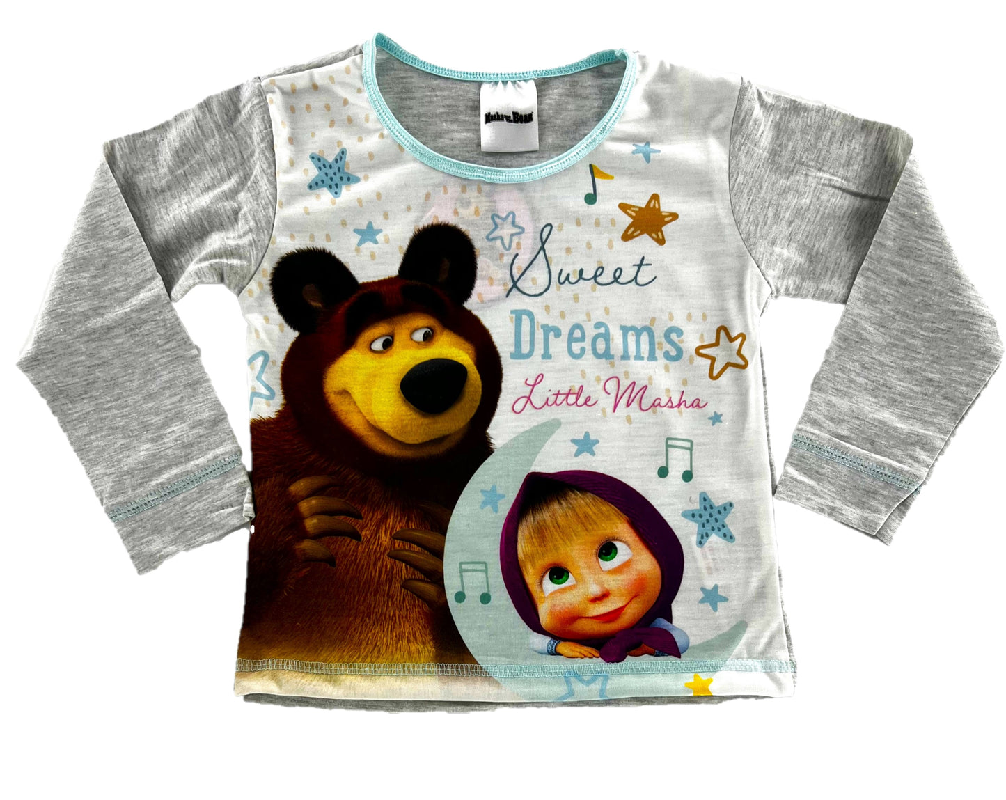 Masha and the Bear Girl’s Pyjamas 1-5 Years, Gift Idea, Long Sleeve, “Sweet Dreams”