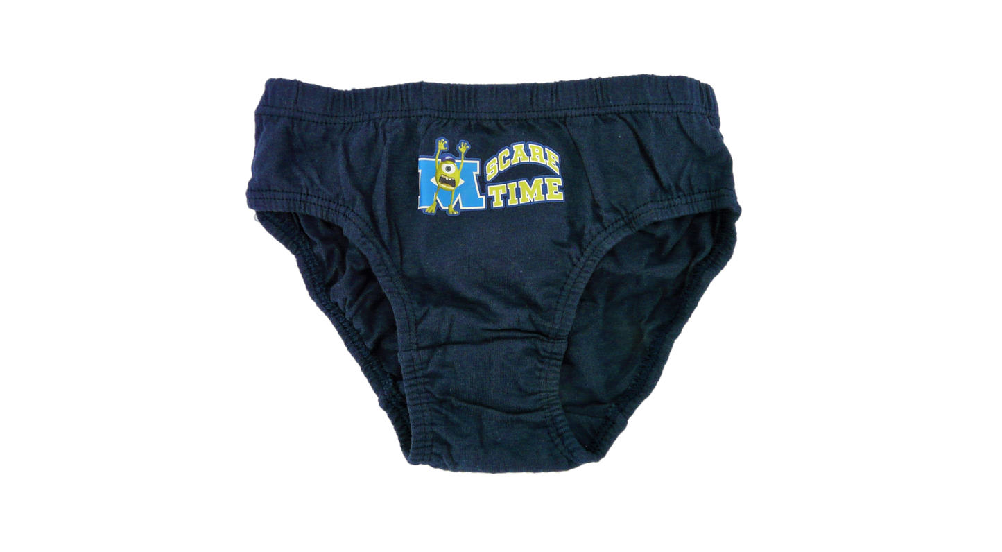 Monsters University "Scare Time" Boy's 6 Pack Cotton Briefs Underpants 3-6 Years