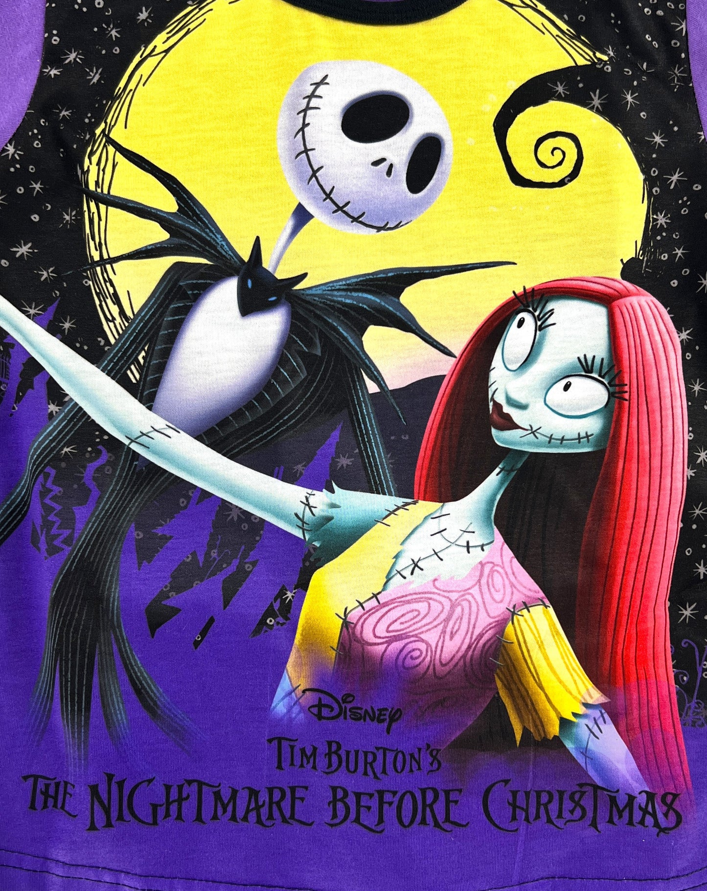 Girls The Nightmare Before Christmas Pyjamas (Purple) 5-12 Years
