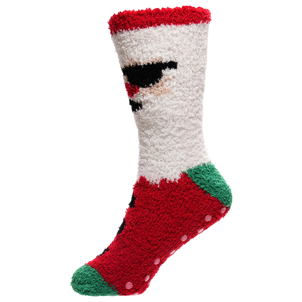 Men’s 3 Pack Christmas Slipper Socks Warm Cosy Gripper Festive Gift Secret Santa