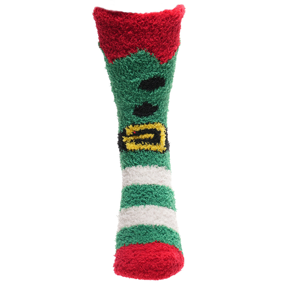 Ladies 3 Pack Christmas Slipper Socks Cosy Gripper Festive Gift Stocking Filler