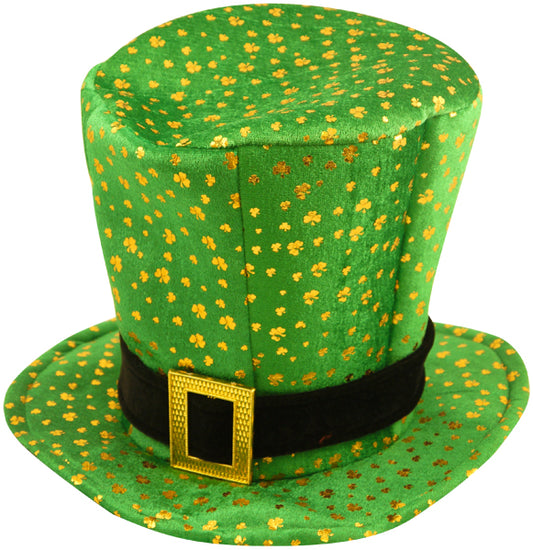 Irish Novelty Topper Hat, Shamrocks,St Patricks Day, Stag Party, Cricket