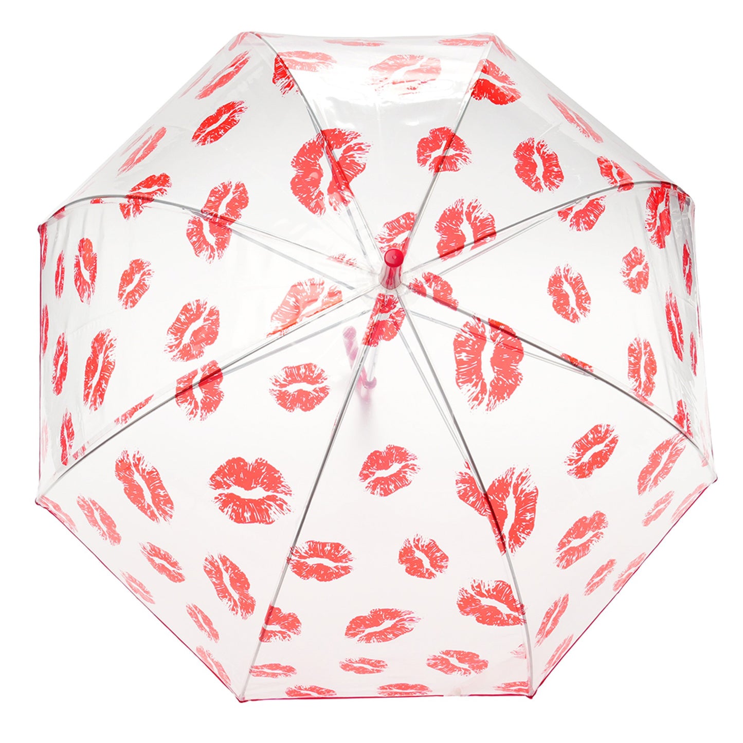 Ladies Transparent Dome Stick Umbrella - 3 Stylish Designs