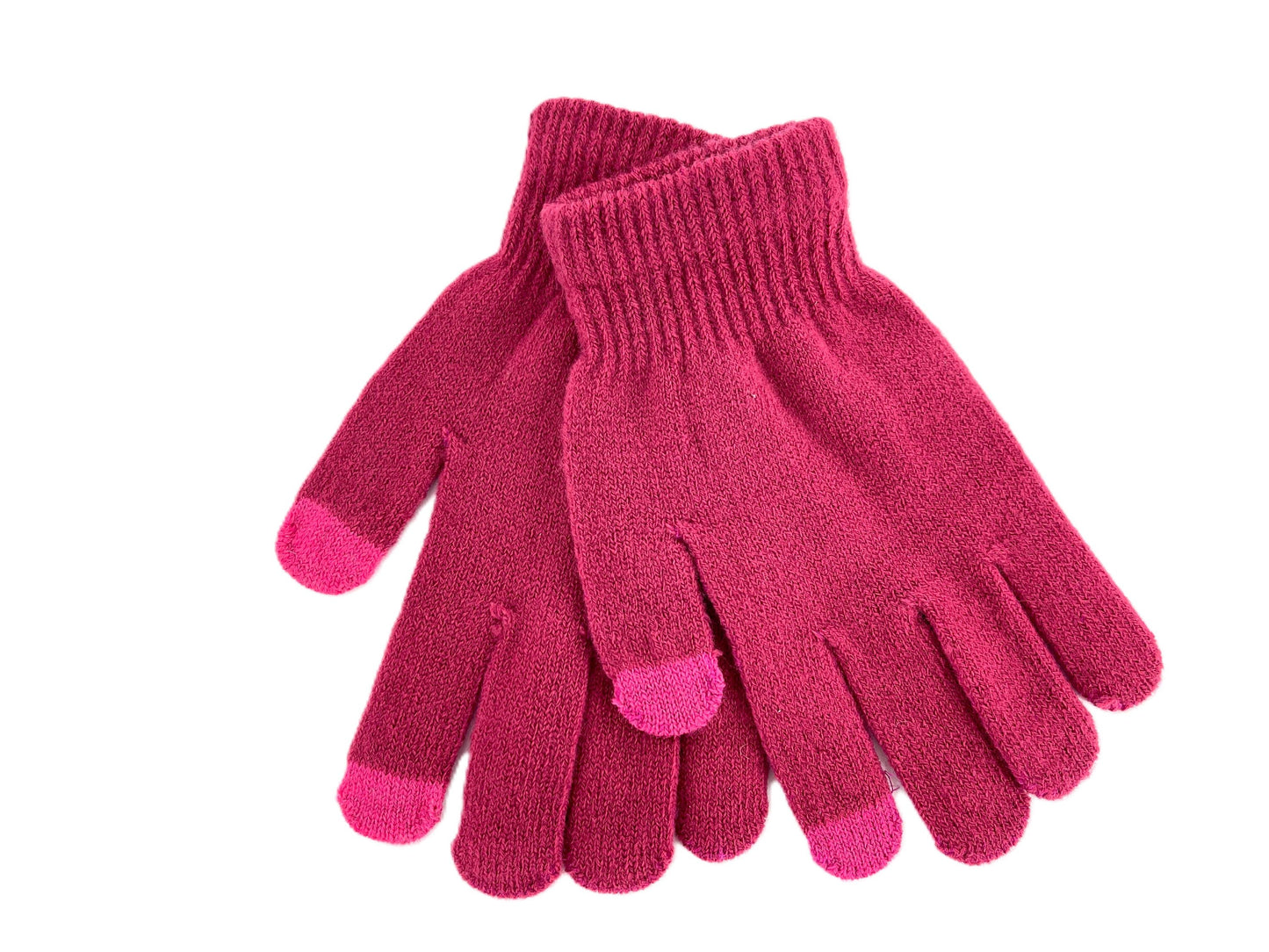 Ladies Pom Pom Hat and Touch Screen Gloves Set