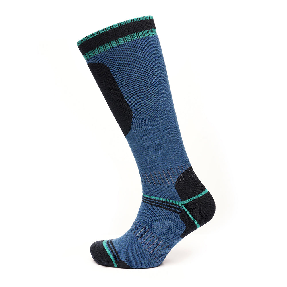 Men's Ski Socks 4 Pairs Knee Length Thermal Outdoor Snowboarding - UK 6-11