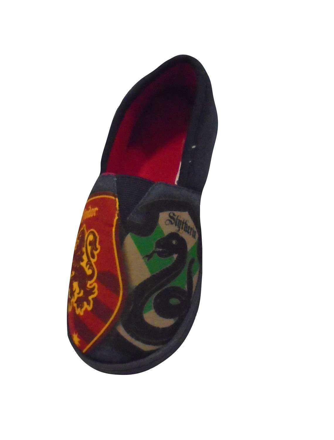 Harry Potter Boys Slippers - Hogwarts House Design - UK Child Sizes 10, 11, 12