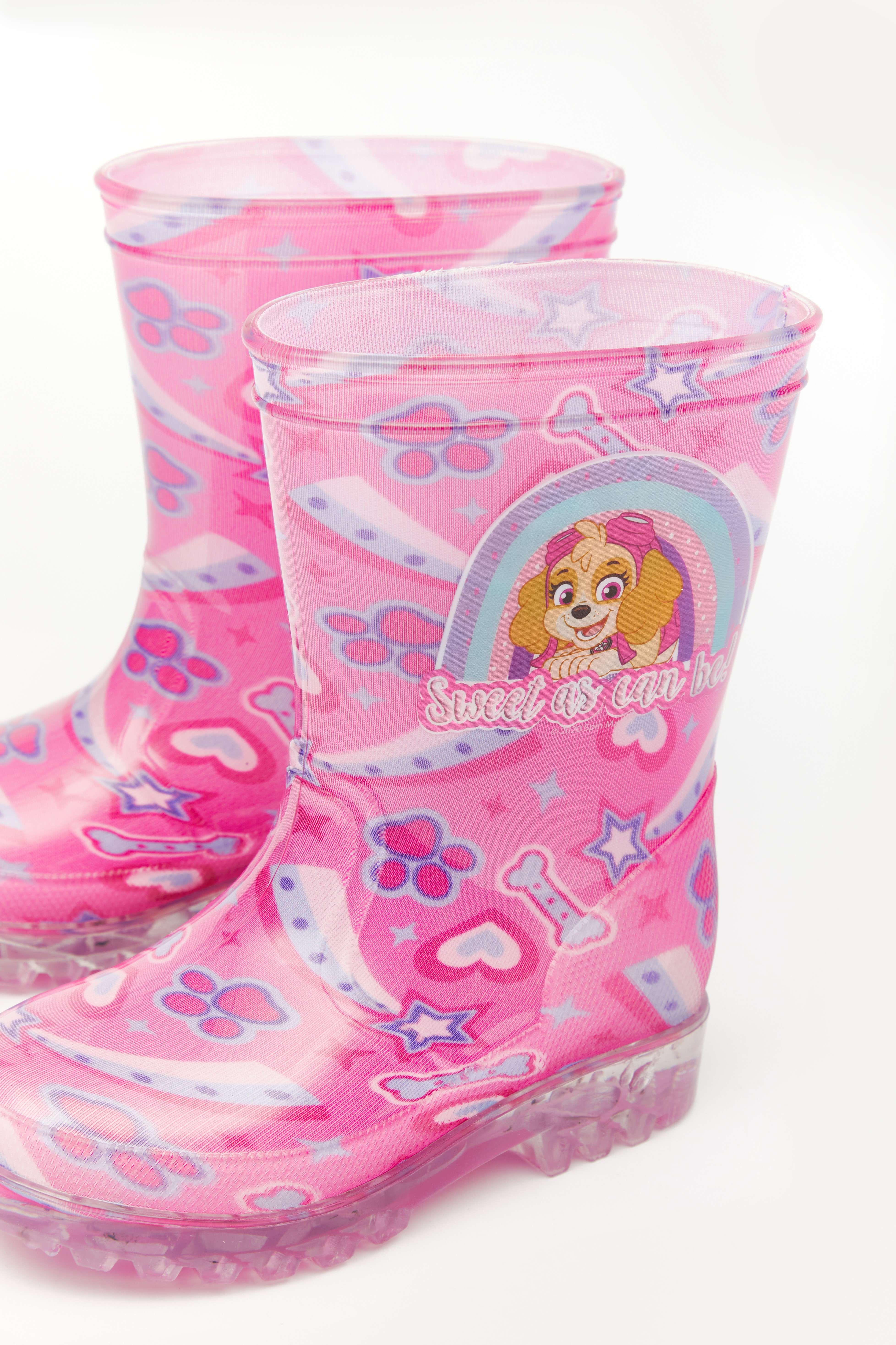 Paw patrol rain boots girl hotsell