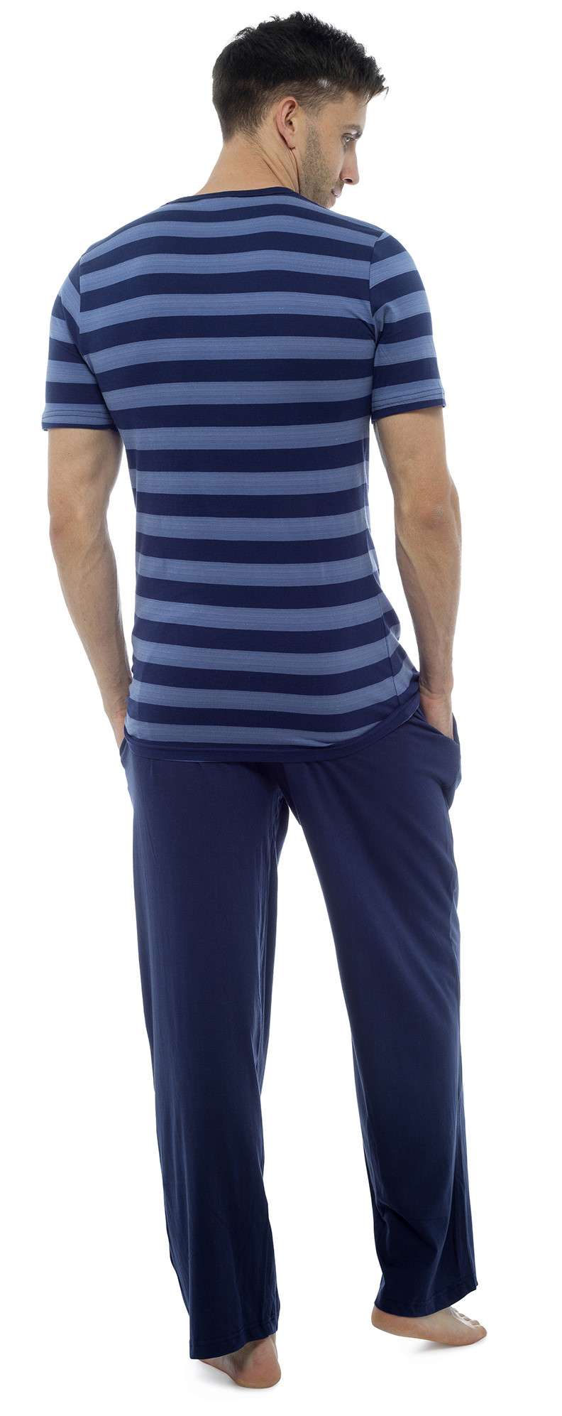Tom Franks Striped Men's Two Piece Pyjama Set