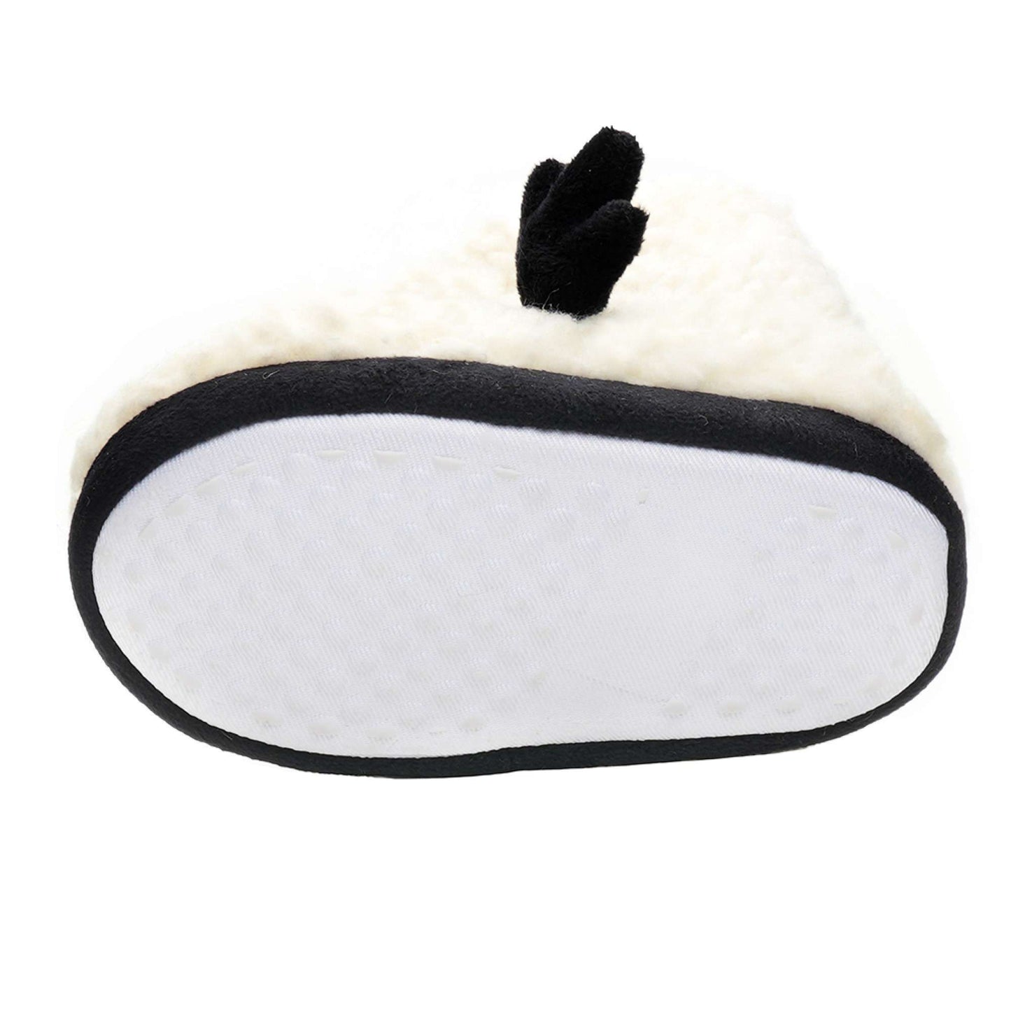 Toddler Christmas Slippers Boys Girls Rudolph with Santa Hat Design Faux Sheepskin