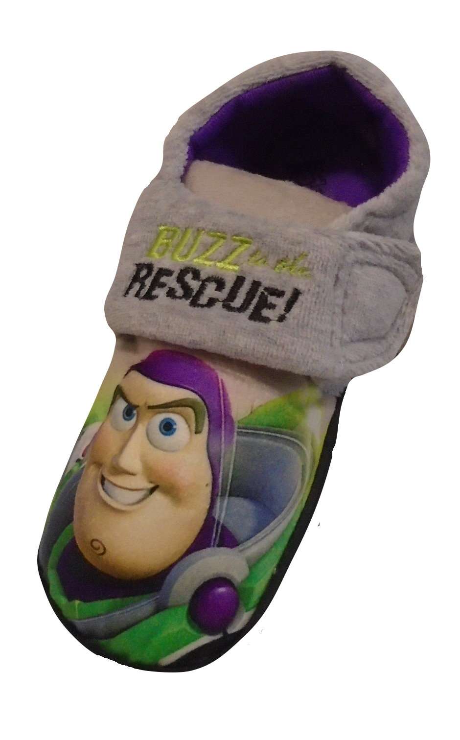 Disney Toy Story "Buzz Lightyear" Boys Slippers with Adjustable Strap