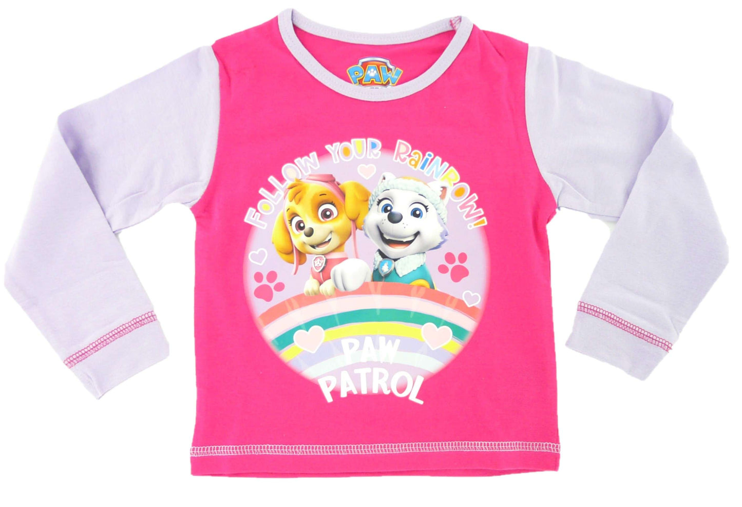 Paw Patrol Toddler Girl’s Cotton Pyjamas, 1-5 Years, Stocking Filler Gift Idea