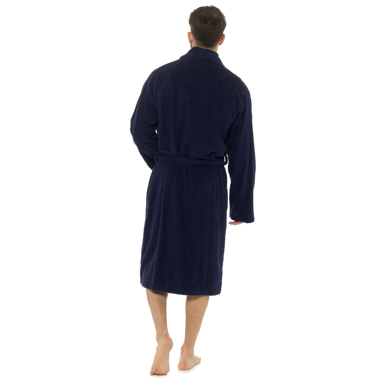 Men's 100% Cotton Towelling Spa Bath Robe Dressing Gown