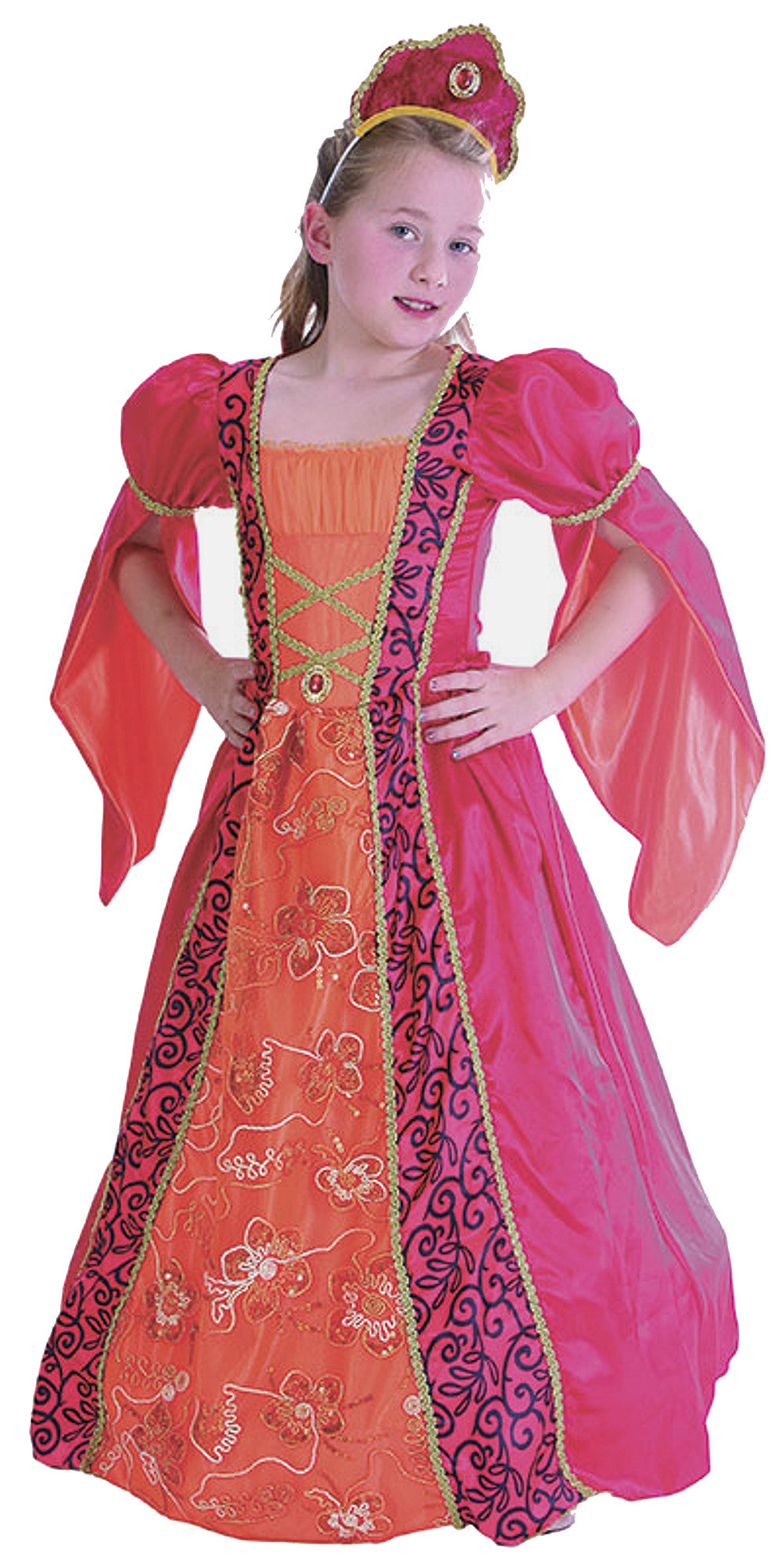 Elizabethan Princess Girl’s Fancy Dress Costume Ages 3-5 Available